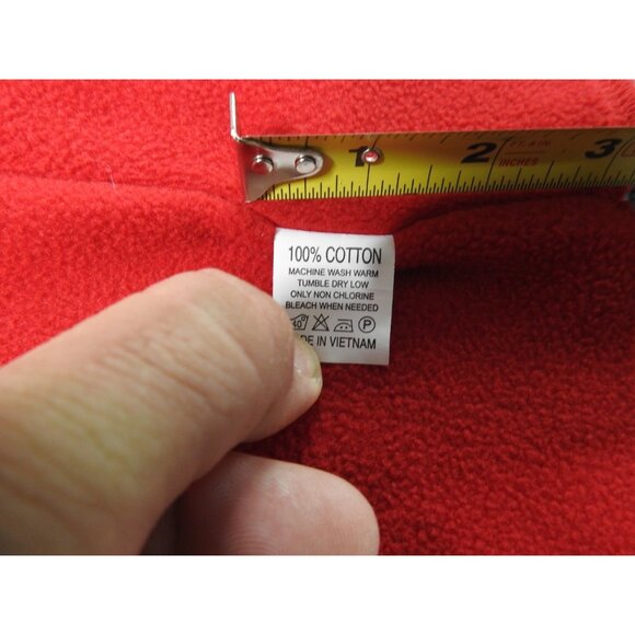 Maria Elena Girls 4T Hooded Coat Blue White Polka Dot Red Fleece Lined Owl Appli - Picture 3 of 8